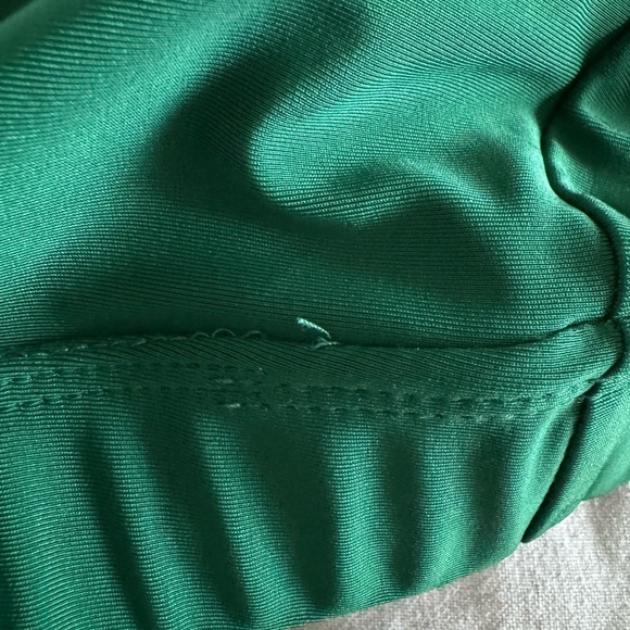 Cute green and yellow gold palm print tankini - Picture 6 of 9